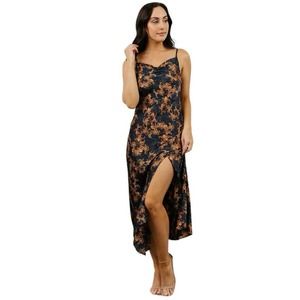 Vestique Midi Slip Dress in Topaz Print Women’s Size Large